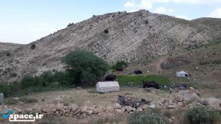 محوطه اقامتگاه بوم گردی عشایری آتایورد - سپیدان - روستای کهکران